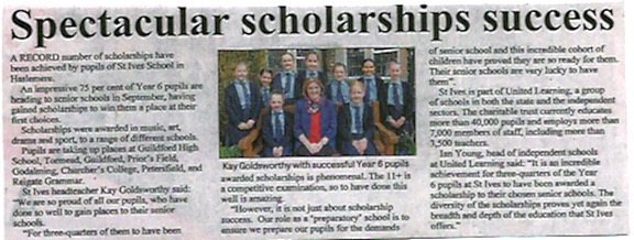 Spectacular Scholarship Success