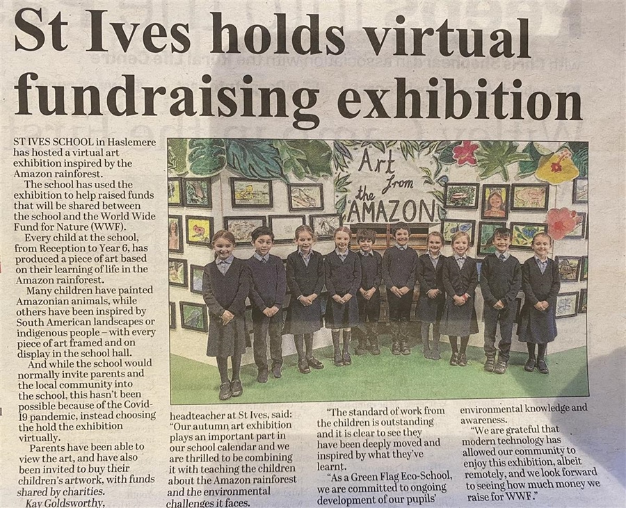 St Ives Holds Virtual Fundraising Exhibition