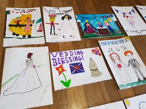 Wedding cards for Prince Harry and Meghan Markle