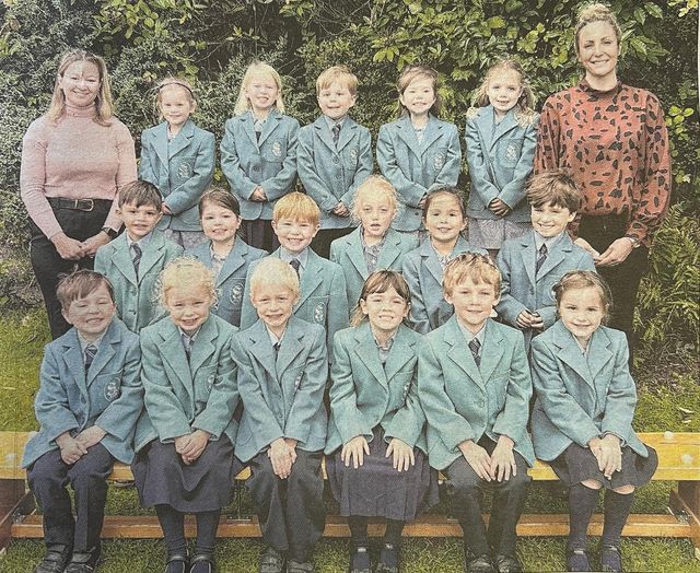 Reception Class in the Haslemere Herald