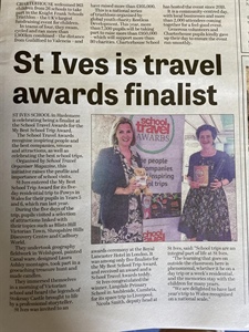 St Ives is Travel Awards Finalist