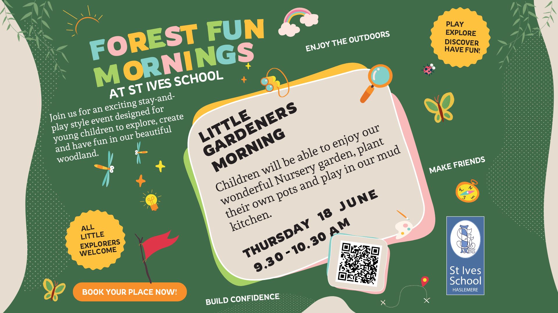 Little Gardeners Thursday 18th June 9.30-10.30am